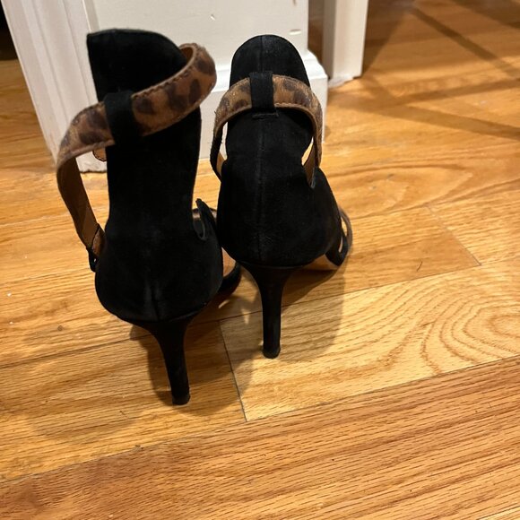 & Other Stories Suede and Calfhair Leopard Sandals - Picture 3 of 4